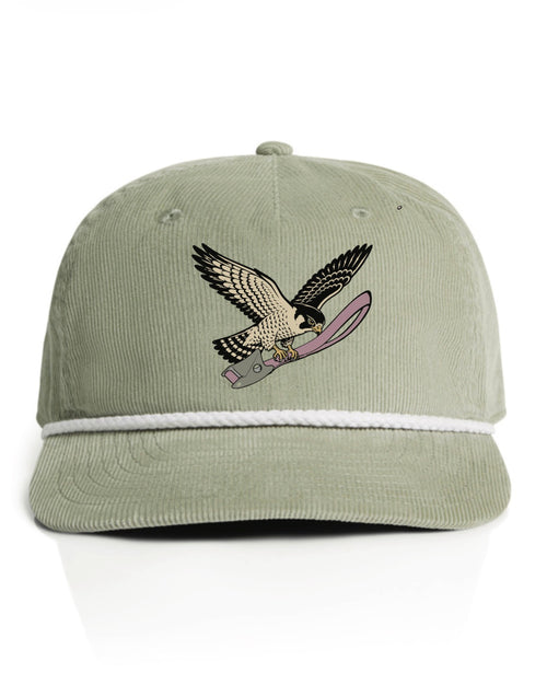 Falcon Cam Corduroy Rope Cap —Stone Sage